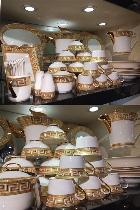 versace plates set replica|Versace dinnerware set costco.